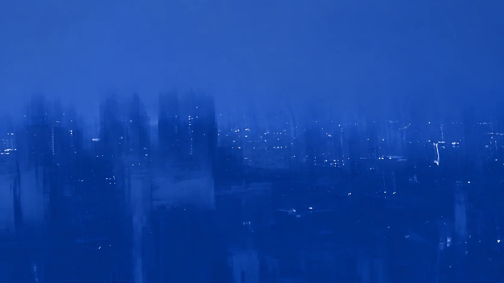 Blurred city